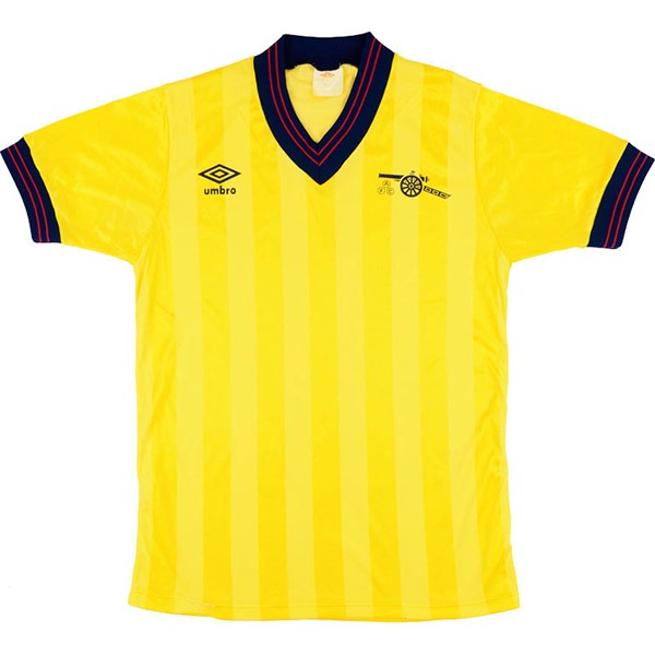 Thailande Maillot Football Arsenal Exterieur Retro 1983 1984 Jaune